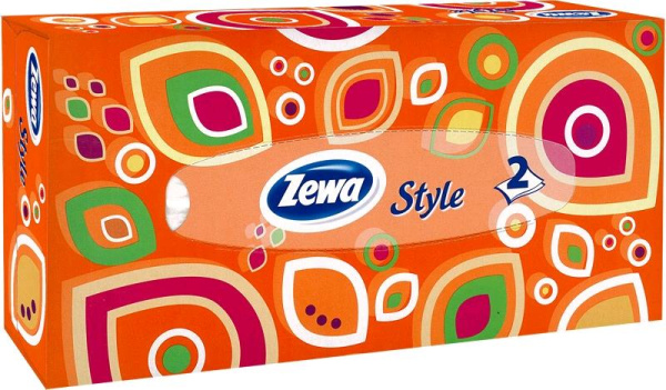 Платки носовые ЗЕВА Эвридей в коробке 100 шт